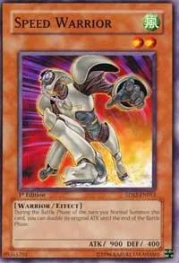 Speed Warrior 5DS2-EN015 Yu-Gi-Oh card from 5D's Starter Deck 2009