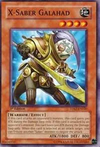 X-Saber Galahad 5DS2-EN020 Yu-Gi-Oh card from 5D's Starter Deck 2009