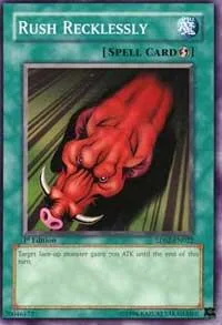 Rush Recklessly 5DS2-EN022 Yu-Gi-Oh card from 5D's Starter Deck 2009