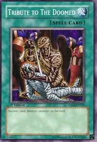 Tribute to the Doomed 5DS2-EN024 Yu-Gi-Oh card from 5D's Starter Deck 2009