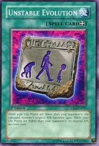 Unstable Evolution 5DS2-EN030 Unlimited Yu-Gi-Oh card from 5D's Starter Deck 2009