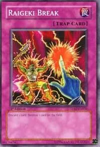 Raigeki Break 5DS2-EN036 1st Edition Yu-Gi-Oh card from 5D's Starter Deck 2009