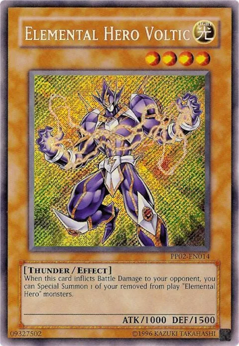 Elemental Hero Voltic PP02-EN014 Yu-Gi-Oh card from Premium Pack 2
