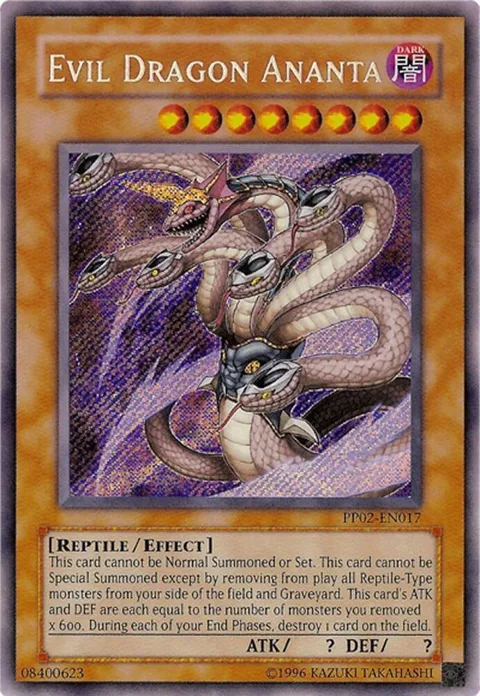 Evil Dragon Ananta PP02-EN017 Yu-Gi-Oh card from Premium Pack 2