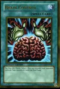 Brain Control GLD1-EN033 Yu-Gi-Oh card from Gold Series 2008