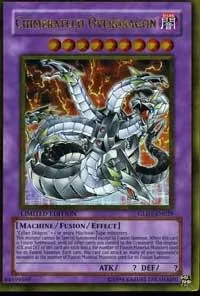 Chimeratech Overdragon GLD1-EN029 Yu-Gi-Oh card from Gold Series 2008
