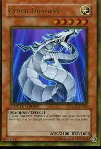 Cyber Dragon GLD1-EN022 Yu-Gi-Oh card from Gold Series 2008