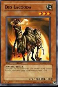 Des Lacooda GLD1-EN010 Yu-Gi-Oh card from Gold Series 2008