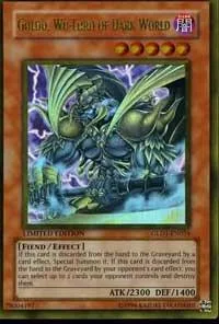 Goldd, Wu-Lord of Dark World GLD1-EN024 Yu-Gi-Oh card from Gold Series 2008