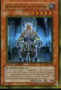 Grandmaster of the Six Samurai GLD1-EN026 Yu-Gi-Oh card from Gold Series 2008