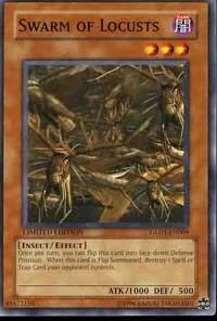 Swarm of Locusts GLD1-EN009 Yu-Gi-Oh card from Gold Series 2008