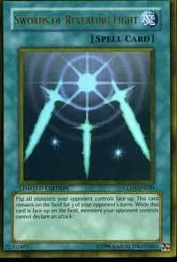 Swords of Revealing Light GLD1-EN030 Yu-Gi-Oh card from Gold Series 2008