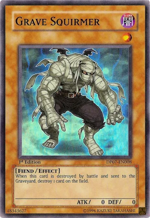 Grave Squirmer DP07-EN008 Yu-Gi-Oh card from Duelist Pack 7: Jesse Anderson