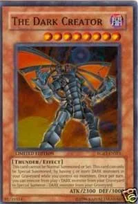 The Dark Creator RGBT-ENSE1 Yu-Gi-Oh card from Raging Battle SE