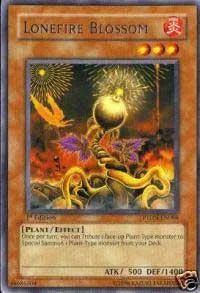 Lonefire Blossom PTDN-EN088 1st Edition Yu-Gi-Oh card from Phantom Darkness