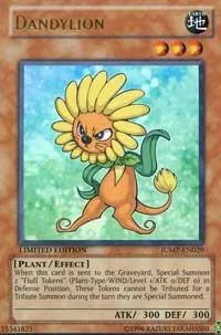 Dandylion JUMP-EN029 Yu-Gi-Oh card from Shonen Jump Magazine Promos