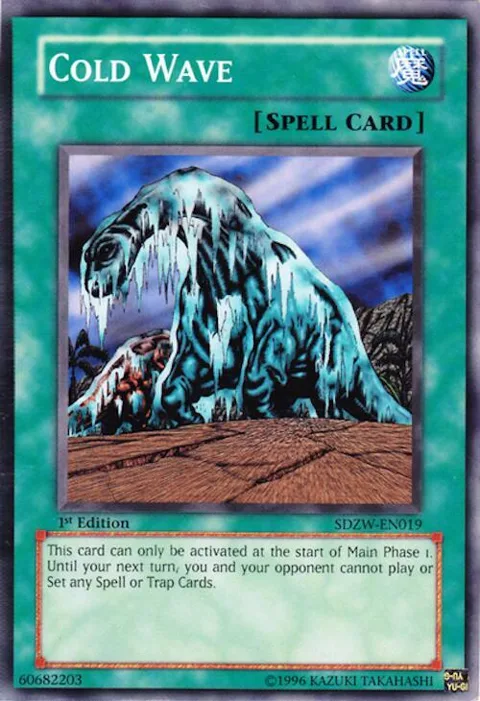 Cold Wave SDZW-EN019 Yu-Gi-Oh card from Structure Deck: Zombie World