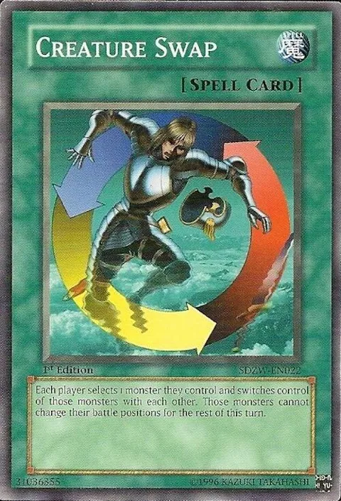 Creature Swap SDZW-EN022 Yu-Gi-Oh card from Structure Deck: Zombie World