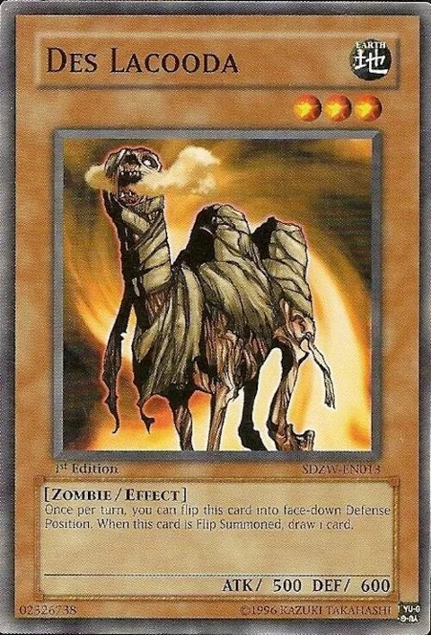 Des Lacooda SDZW-EN013 Yu-Gi-Oh card from Structure Deck: Zombie World