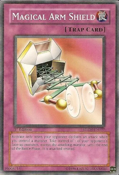 Magical Arm Shield SDZW-EN037 Yu-Gi-Oh card from Structure Deck: Zombie World