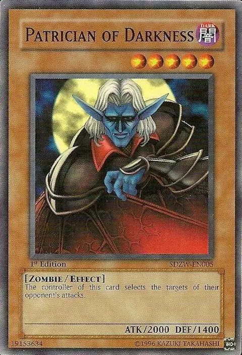 Patrician of Darkness SDZW-EN005 Yu-Gi-Oh card from Structure Deck: Zombie World