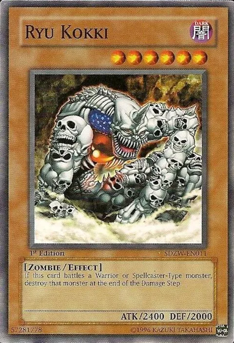 Ryu Kokki SDZW-EN011 Yu-Gi-Oh card from Structure Deck: Zombie World