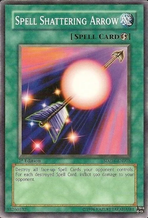 Spell Shattering Arrow SDZW-EN018 Yu-Gi-Oh card from Structure Deck: Zombie World