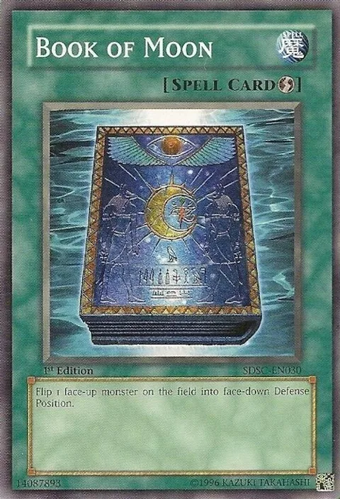 Book of Moon SDSC-EN030 Unlimited Yu-Gi-Oh card from Structure Deck: Spellcaster's Command
