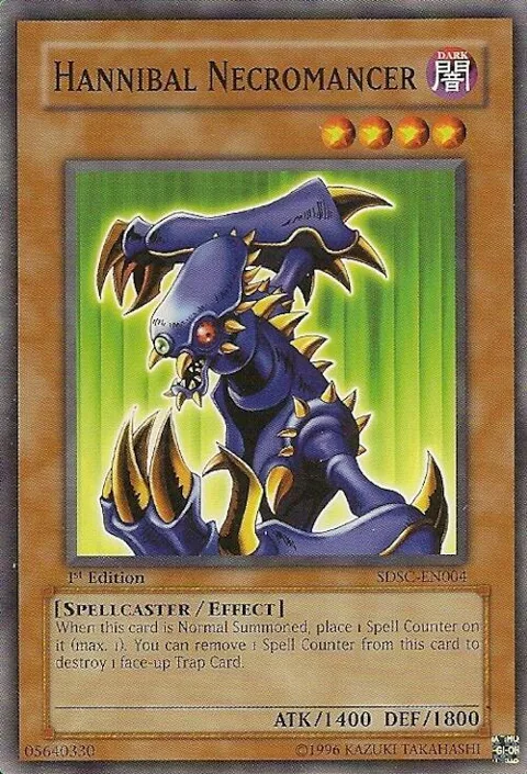 Hannibal Necromancer SDSC-EN004 Yu-Gi-Oh card from Structure Deck: Spellcaster's Command