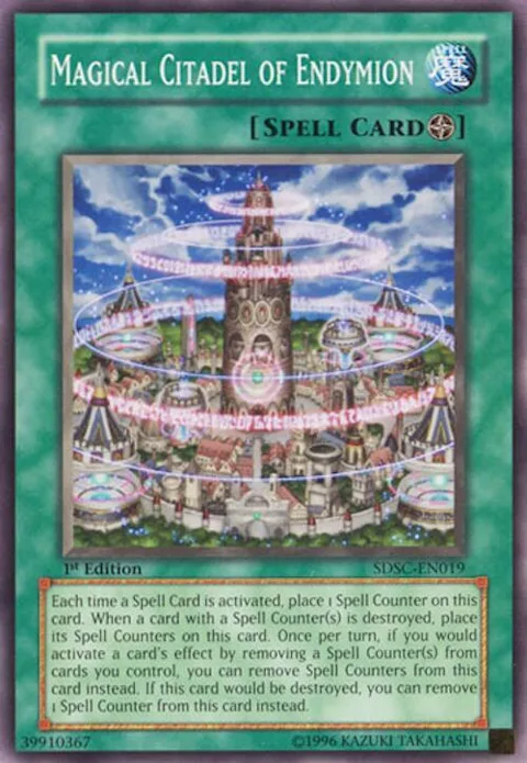 Magical Citadel of Endymion SDSC-EN019 Yu-Gi-Oh card from Structure Deck: Spellcaster's Command