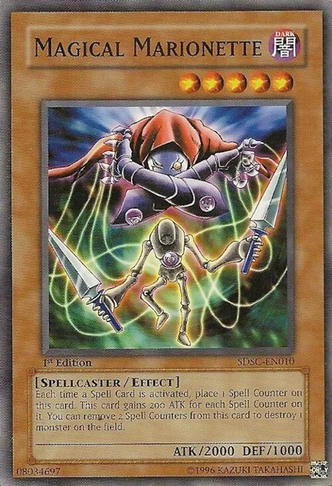Magical Marionette SDSC-EN010 Unlimited Yu-Gi-Oh card from Structure Deck: Spellcaster's Command