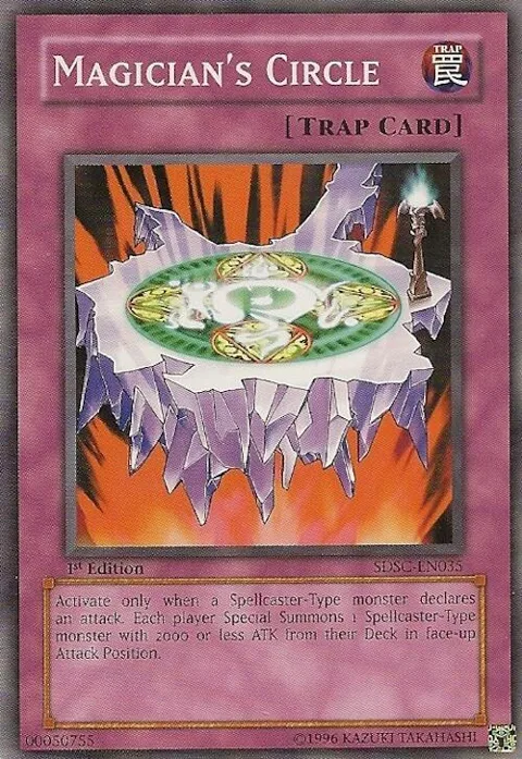 Magician's Circle SDSC-EN035 Unlimited Yu-Gi-Oh card from Structure Deck: Spellcaster's Command