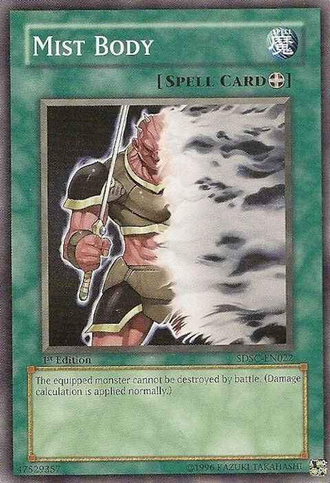 Mist Body SDSC-EN022 Unlimited Yu-Gi-Oh card from Structure Deck: Spellcaster's Command