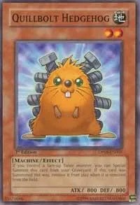 Quillbolt Hedgehog DP08-EN005 Yu-Gi-Oh card from Duelist Pack 8: Yusei Fudo