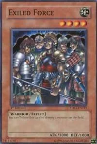 Exiled Force 5DS1-EN019 1st Edition Yu-Gi-Oh card from 5D's 2008 Starter Deck