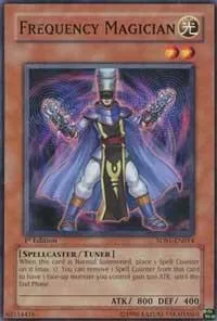 Frequency Magician 5DS1-EN014 Unlimited Yu-Gi-Oh card from 5D's 2008 Starter Deck