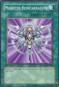 Monster Reincarnation 5DS1-EN026 Unlimited Yu-Gi-Oh card from 5D's 2008 Starter Deck