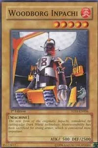Woodborg Inpachi 5DS1-EN006 Yu-Gi-Oh card from 5D's 2008 Starter Deck