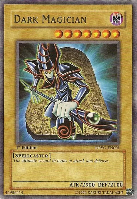 Dark Magician DPYG-EN001 1st Edition Yu-Gi-Oh card from Duelist Pack: Yugi