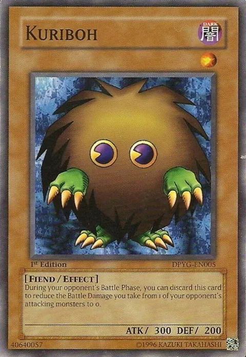 Kuriboh DPYG-EN005 1st Edition Yu-Gi-Oh card from Duelist Pack: Yugi