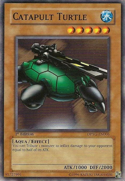 Catapult Turtle DPYG-EN006 1st Edition Yu-Gi-Oh card from Duelist Pack: Yugi