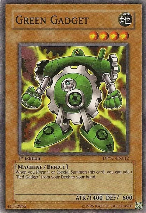Green Gadget DPYG-EN012 Yu-Gi-Oh card from Duelist Pack: Yugi