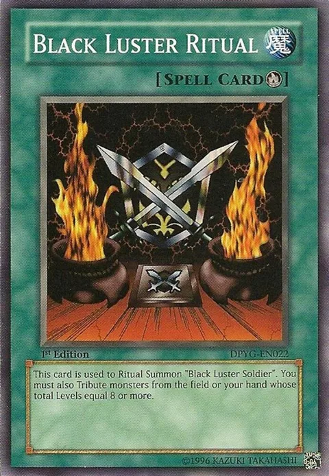 Black Luster Ritual DPYG-EN022 Yu-Gi-Oh card from Duelist Pack: Yugi