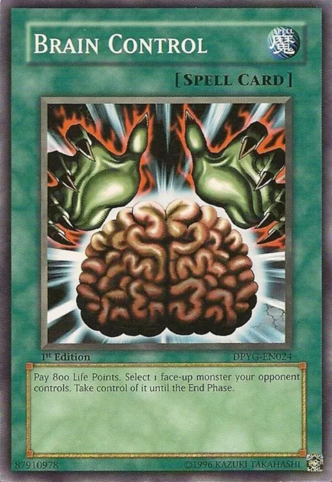 Brain Control DPYG-EN024 1st Edition Yu-Gi-Oh card from Duelist Pack: Yugi