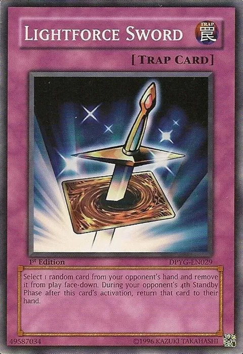 Lightforce Sword DPYG-EN029 Yu-Gi-Oh card from Duelist Pack: Yugi