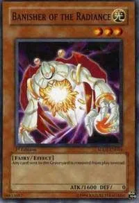 Banisher of the Radiance SDDE-EN016 1st Edition Yu-Gi-Oh card from Structure Deck: The Dark Emperor