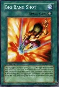 Big Bang Shot SDDE-EN024 Unlimited Yu-Gi-Oh card from Structure Deck: The Dark Emperor