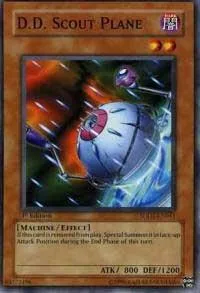 D.D. Scout Plane SDDE-EN011 Unlimited Yu-Gi-Oh card from Structure Deck: The Dark Emperor