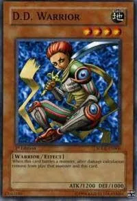 D.D. Warrior SDDE-EN006 Unlimited Yu-Gi-Oh card from Structure Deck: The Dark Emperor