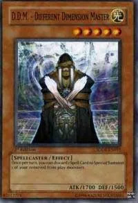 D.D.M. - Different Dimension Master SDDE-EN015 Yu-Gi-Oh card from Structure Deck: The Dark Emperor
